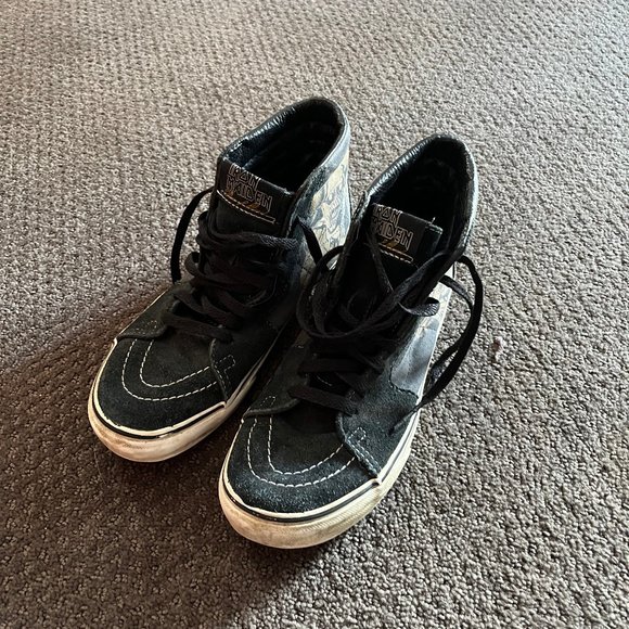Mens Size 7 Vans Iron Maiden Piece of Mind High Top Sneakers! - Picture 1 of 5
